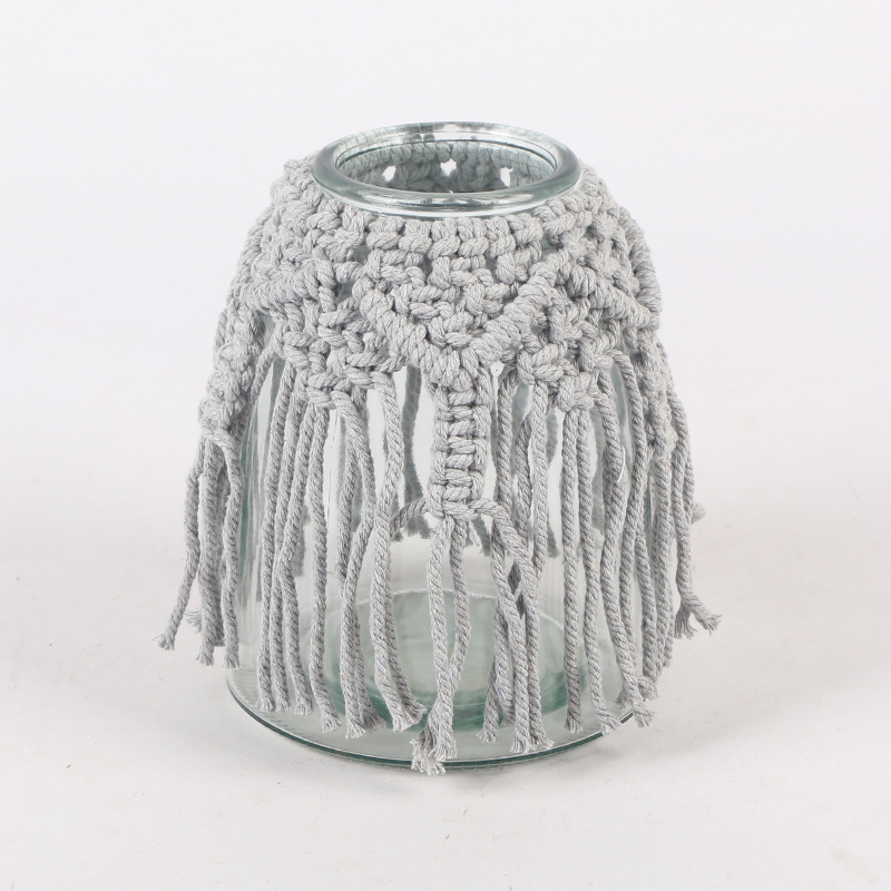 Cotton rope weaving bottles