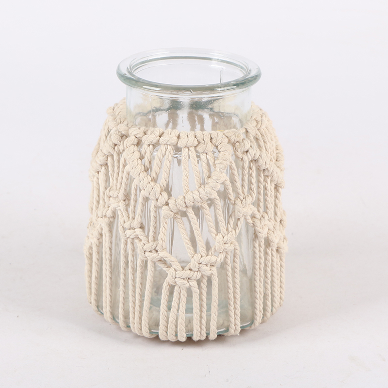 Cotton rope weaving bottles