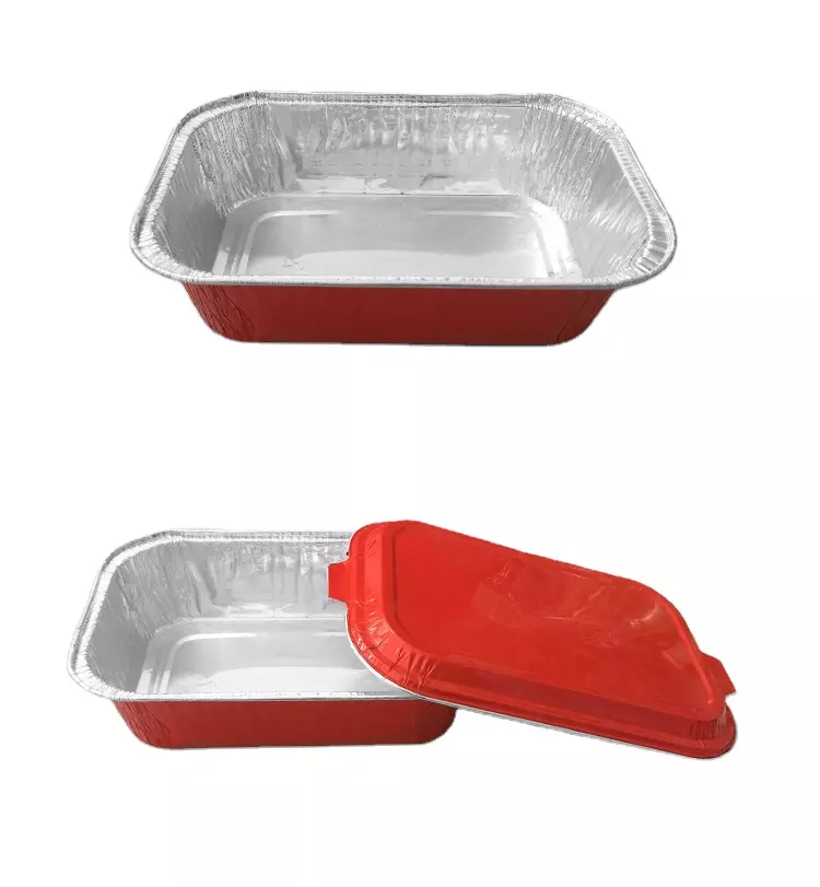 Airline aluminum foil containers