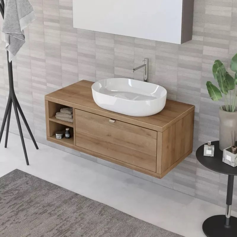SUNRISE counter top modern bathroom sinks ceramic table top wash basin square art basin sink
