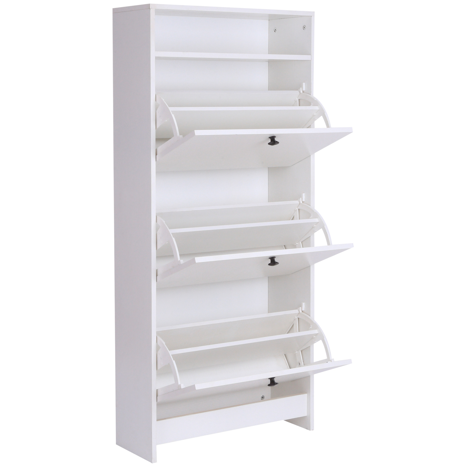 Modern wall mounted roating shoe cabinet