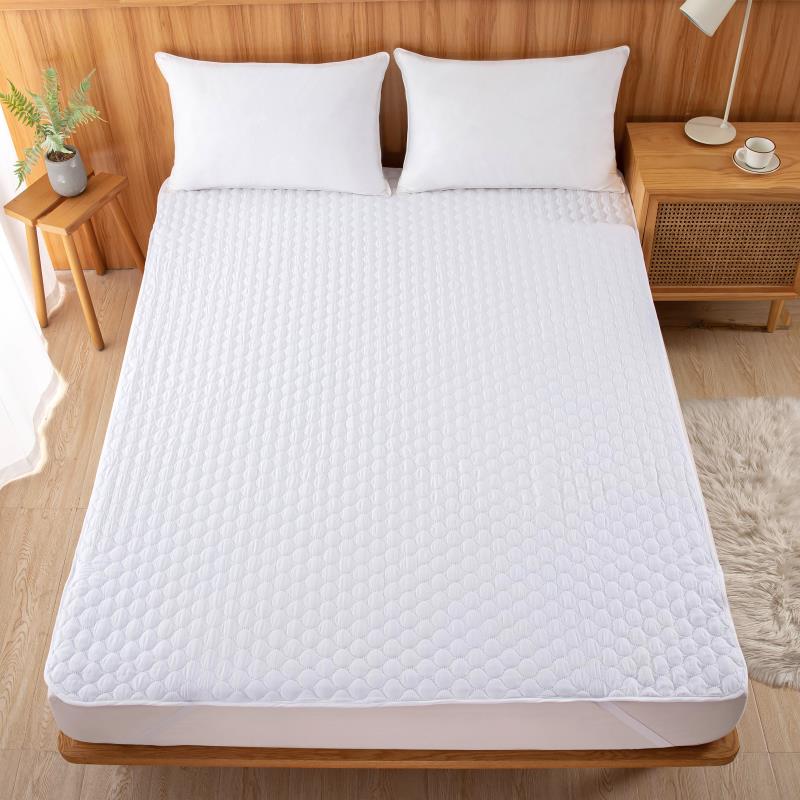 PINSONIC QUILT WATERPROOF MATT RESS COVER Soft Mattress Protector Cotton Zippered Mattress Cover