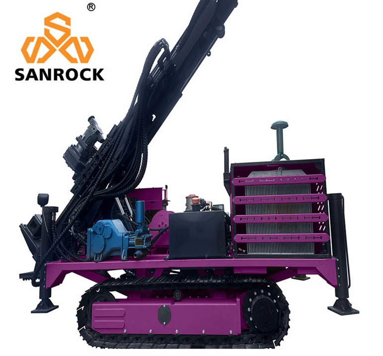 SRC400 Mobile Underground Core Drilling Rig 400m Geological Core Drilling Machine