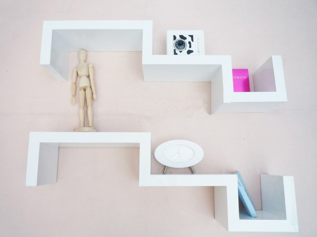 S-type wall shelf