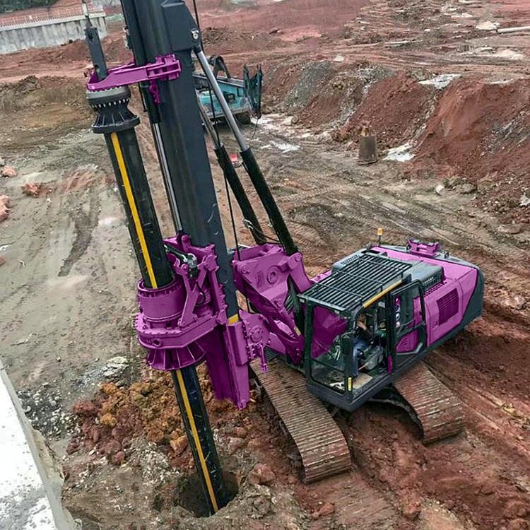 Hydraulic rotary drilling rig machine construction works borehole mining rotary drilling rig