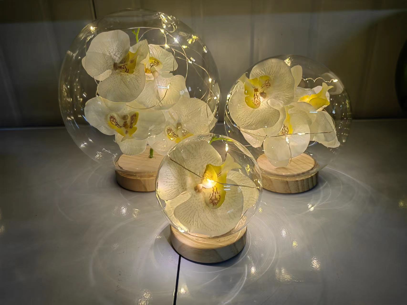 LED Glass Ball Holiday Light