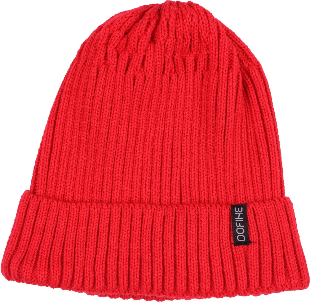 Winter Knitted Recycled beanie with cuff for warm and fashion