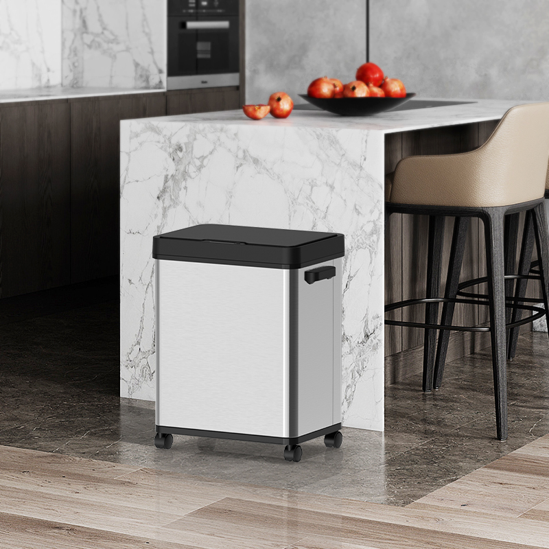 50L 13gallon Auto Sensor Dustbin Trash cans automatic Waste Garbage bins cabinet intelligent cocina