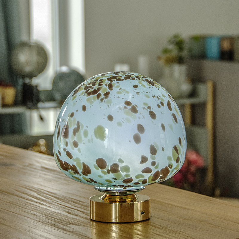 Touch LAMP Handmade color art Glass small night Table Lamp with base G20-15TTS Garden Agate Series