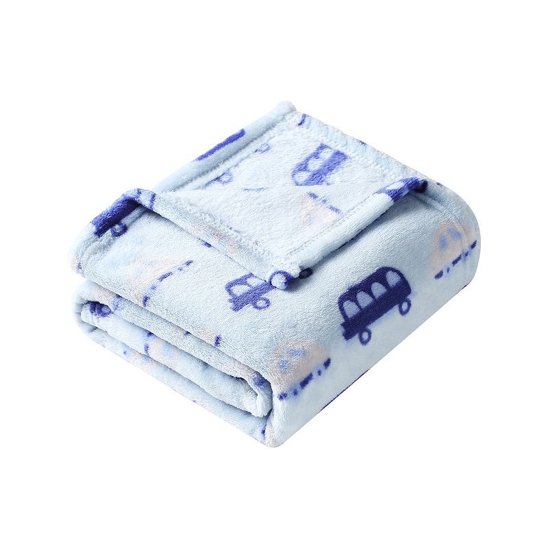 Printed Coral Fleece Baby Blanket