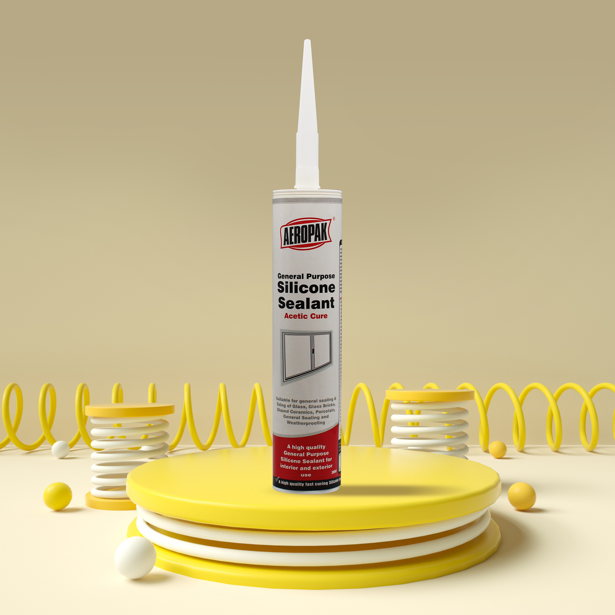 Aeropak 300ml General Purpose Silicone Sealant