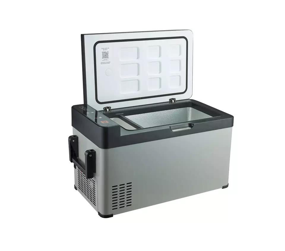 The factory direct sale Practical easy use 40-60L DC12/24V 48W portable compressor car mini fridge