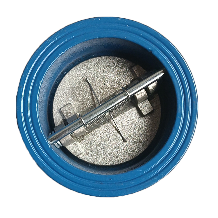 Double disc wafer check valve