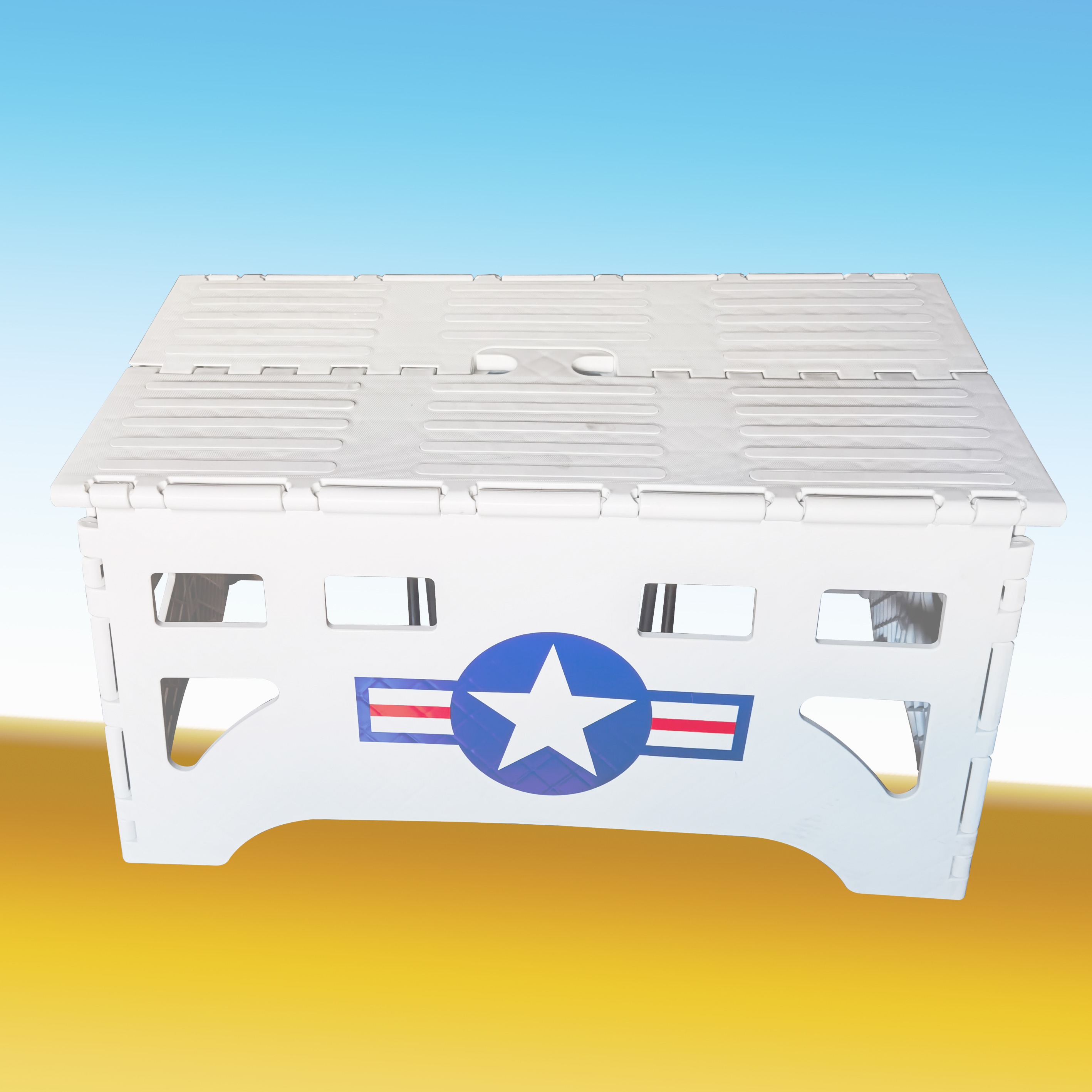 24” Extra wide step stool