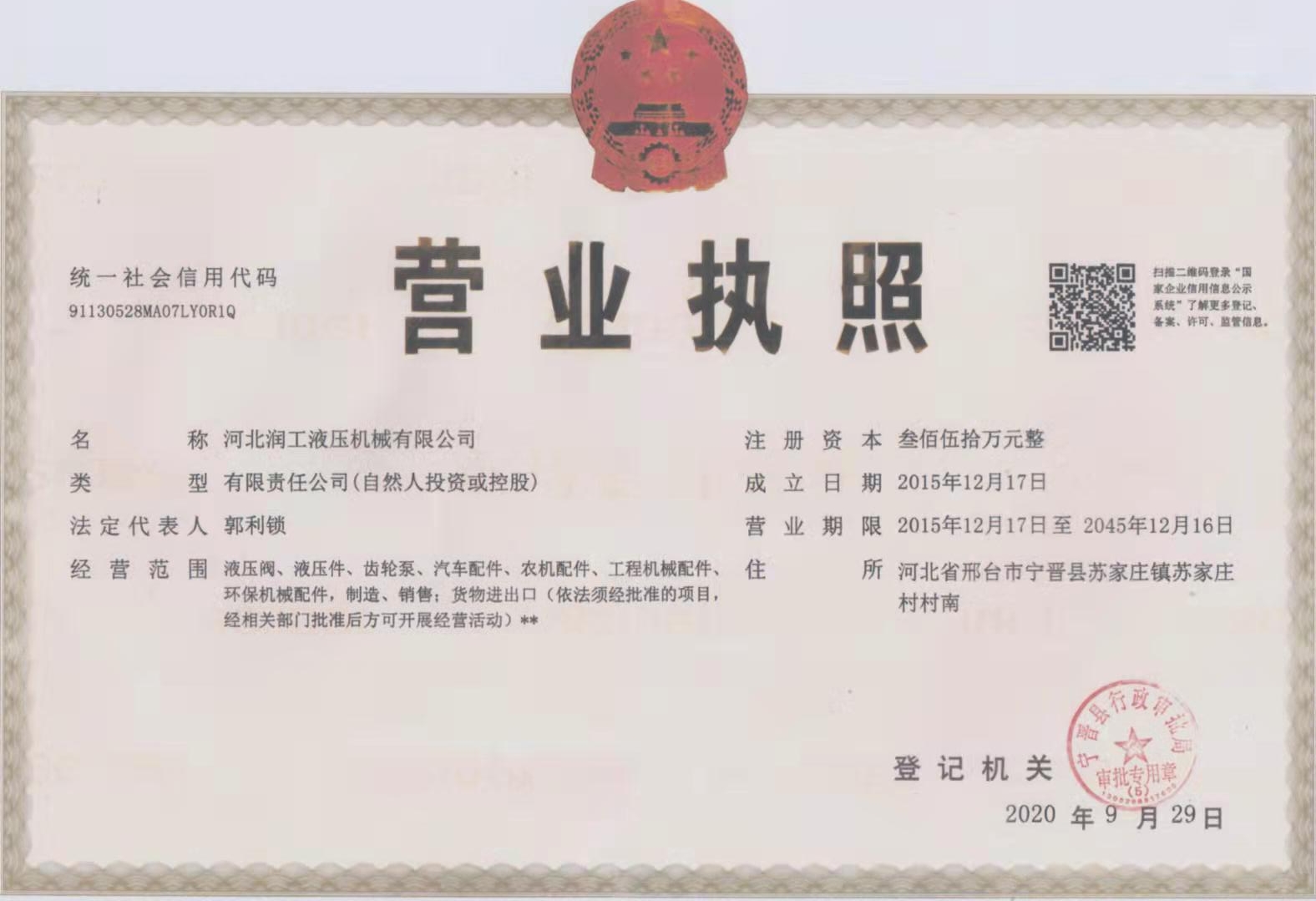 Hebei Rungong Hydraulic Machinery Co., Ltd. – Hydraulic components and accessories 1