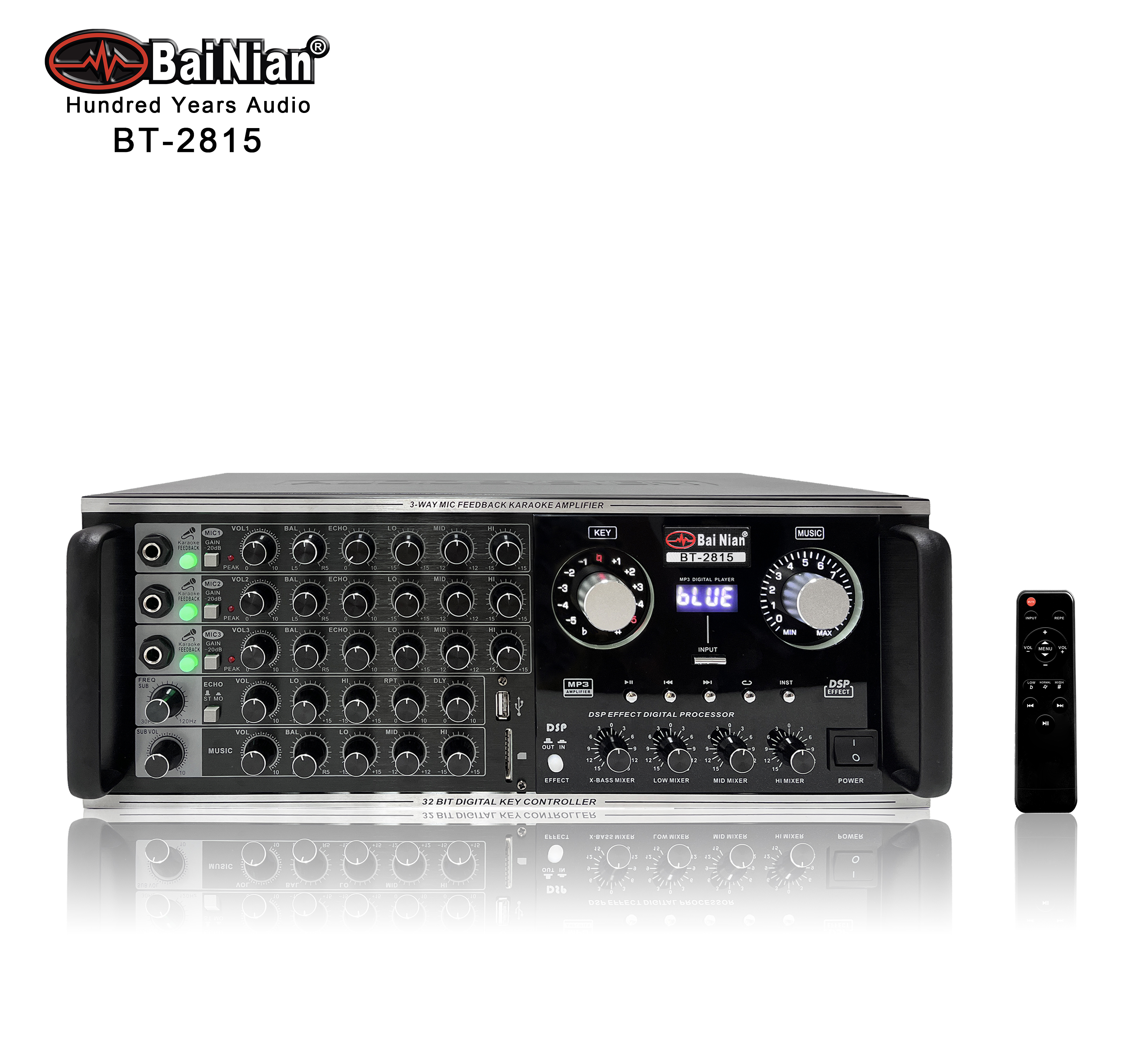 Amplifier(Stereo Digital Home Amplifier for Karaoke Sound System)