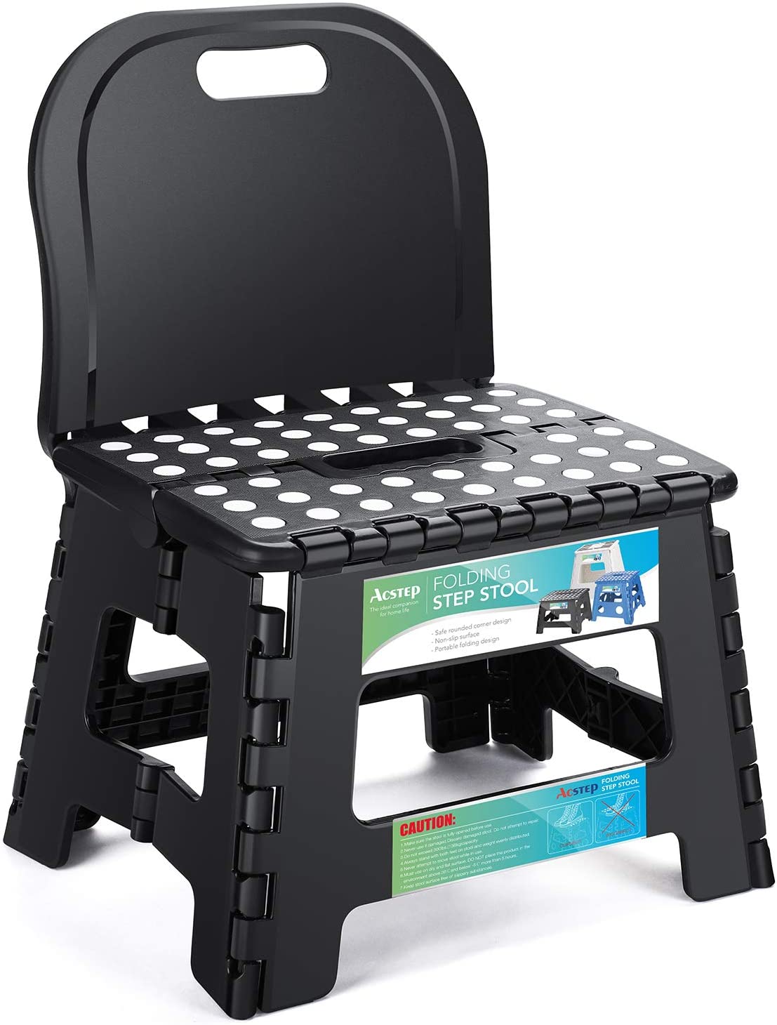Plastic folding chair