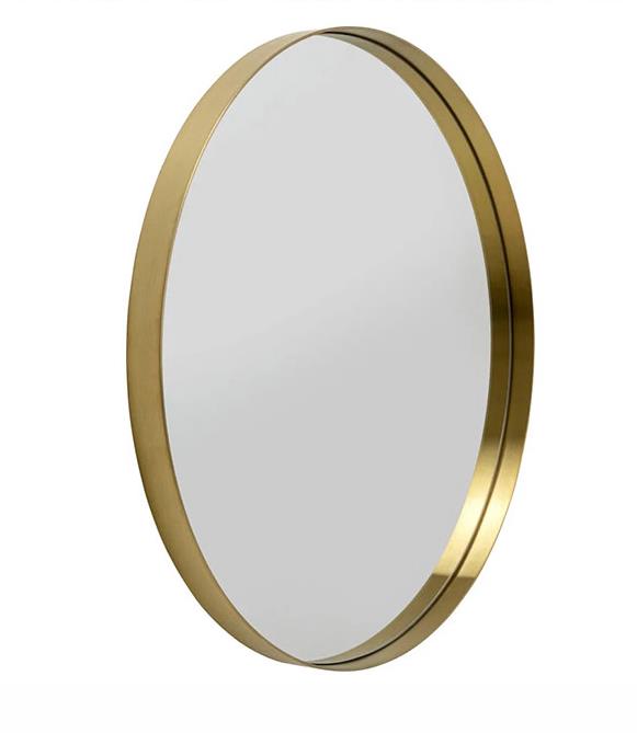 Circle stainless bathroom & vanity wall mirror