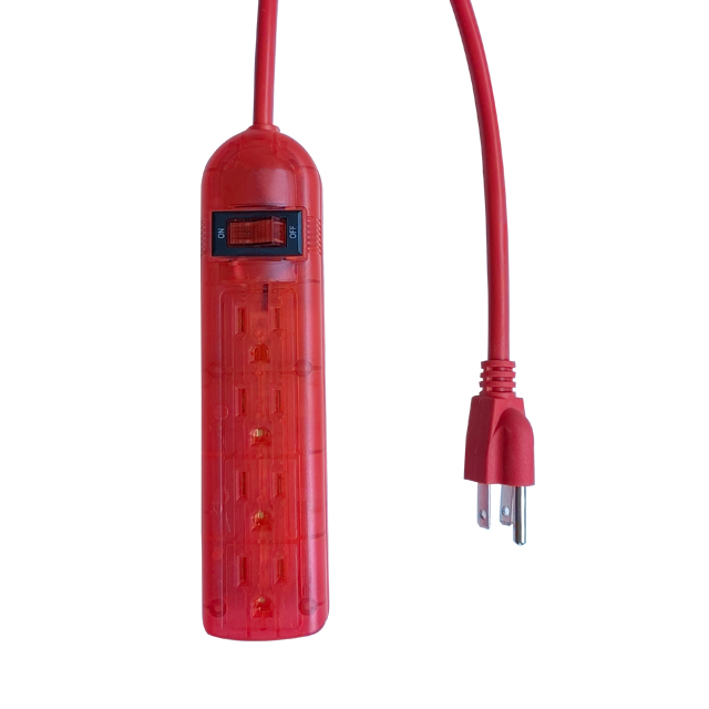 US colorful power strip