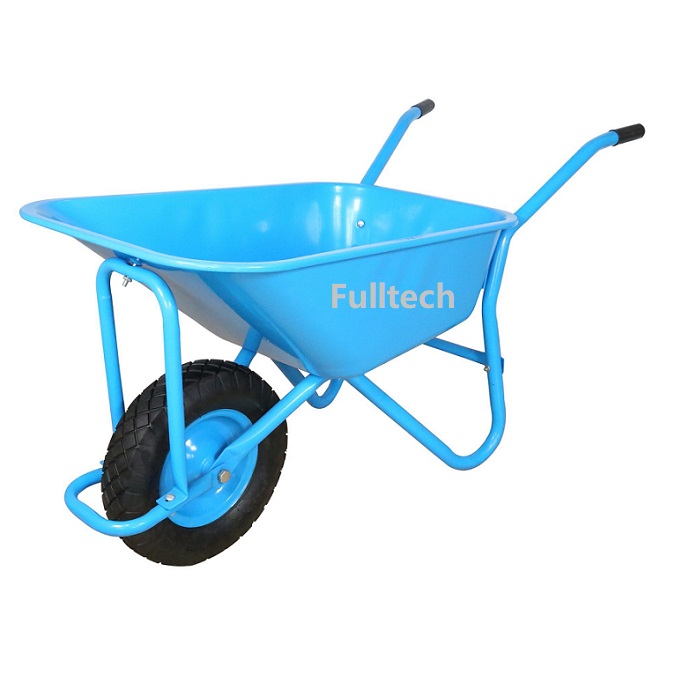 Wheelbarrow Wb5009 Wheel Barrow Construction Model Carts Solid Wheel, Pu Foam Wheel,air