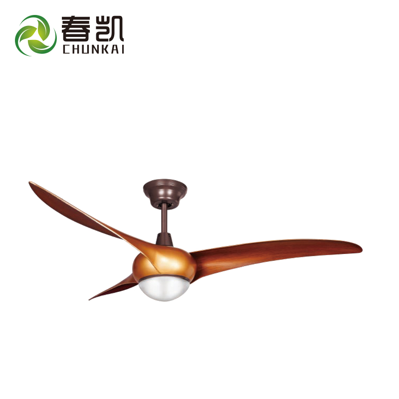 52 Inch Decorative Home Ceiling Fan 3 ABS High-quality Plastic Blade With Remote And LED Light