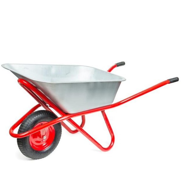 Construction wheelbarrow gardening wheel barrow,galvanised wheelbarrow galvanized wheel barrow,zinc