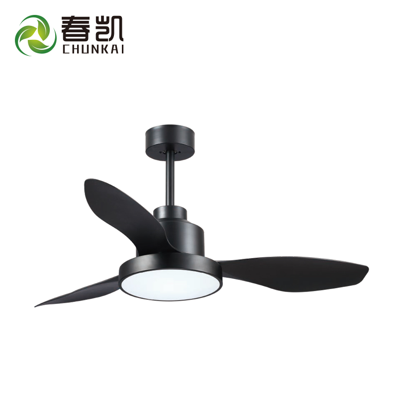 48 Inch 3ABS High Quality Plastic Ceiling Fan, Remote Control, LED Light