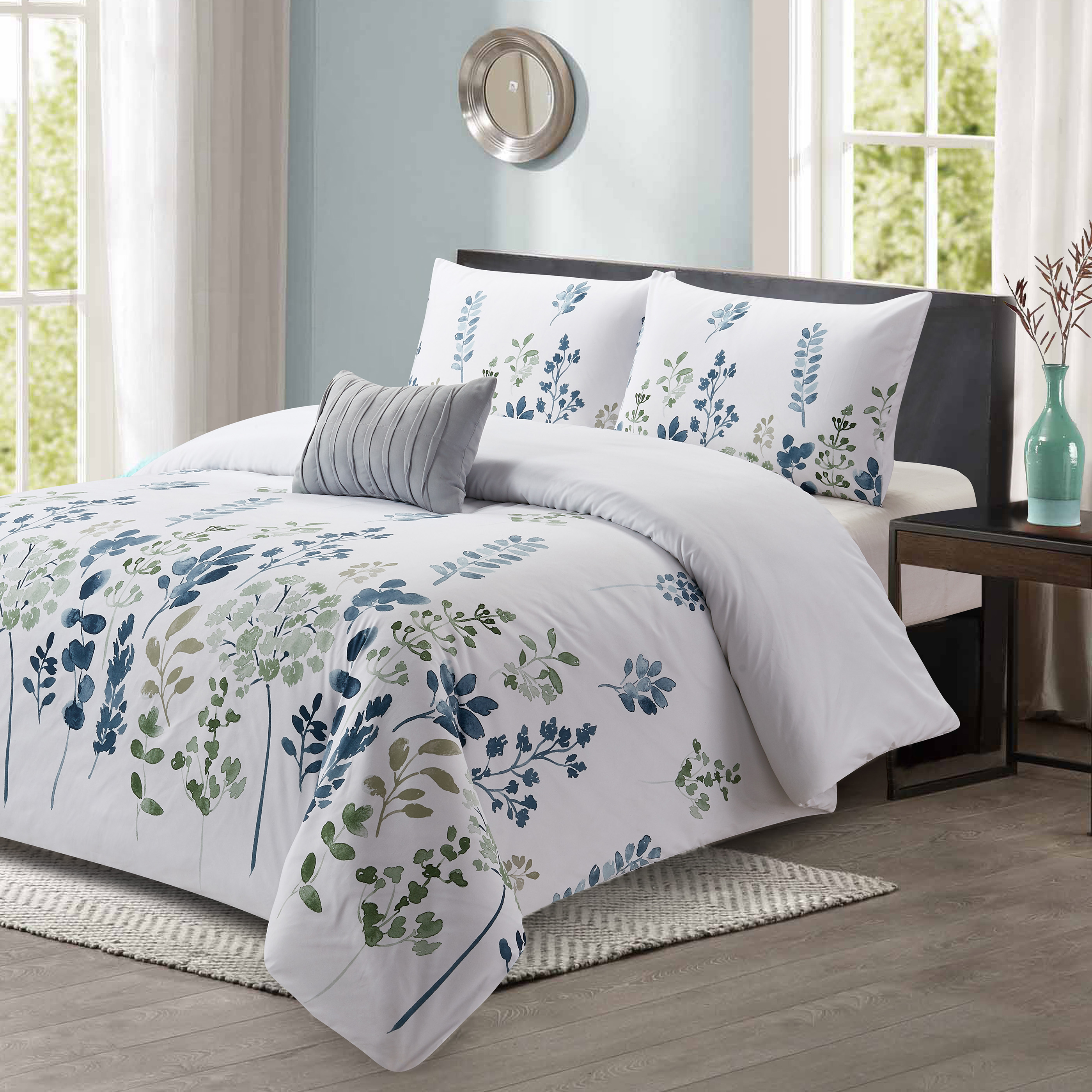 100% cotton print comforter sets