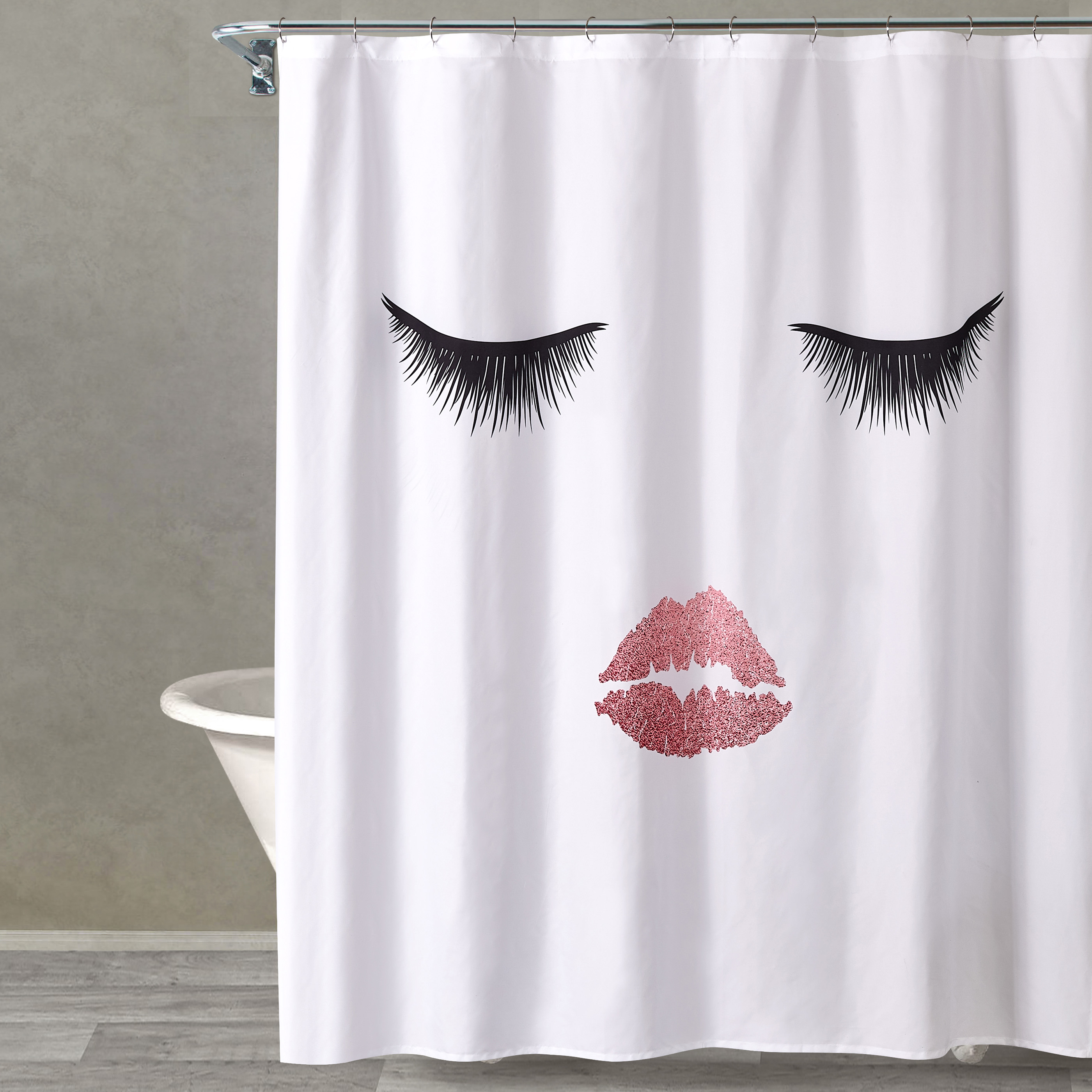 Shower Curtain With Print