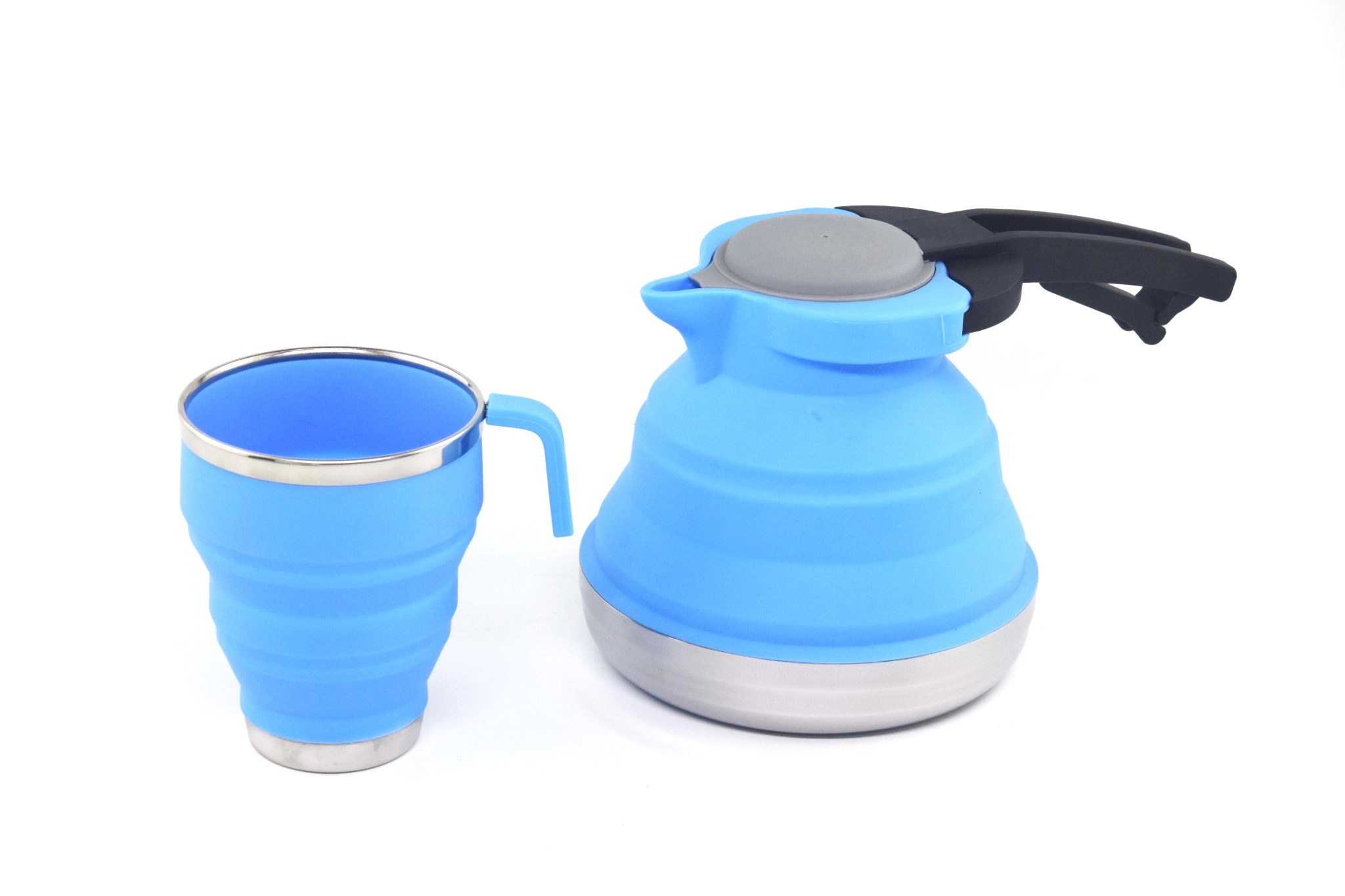 Silicone collapsible kettle