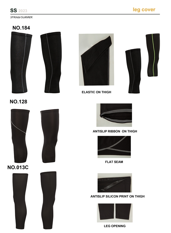 summer/spring cold feeling, long lasting odor free weft polyester knit leg cover for outdoor sports