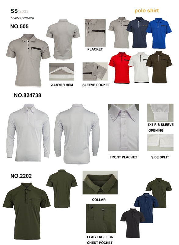 summer/spring fast dry pique short sleeve POLO shirt