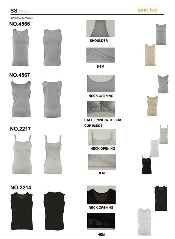 Summer/spring fast dry/touch cool knit tank top