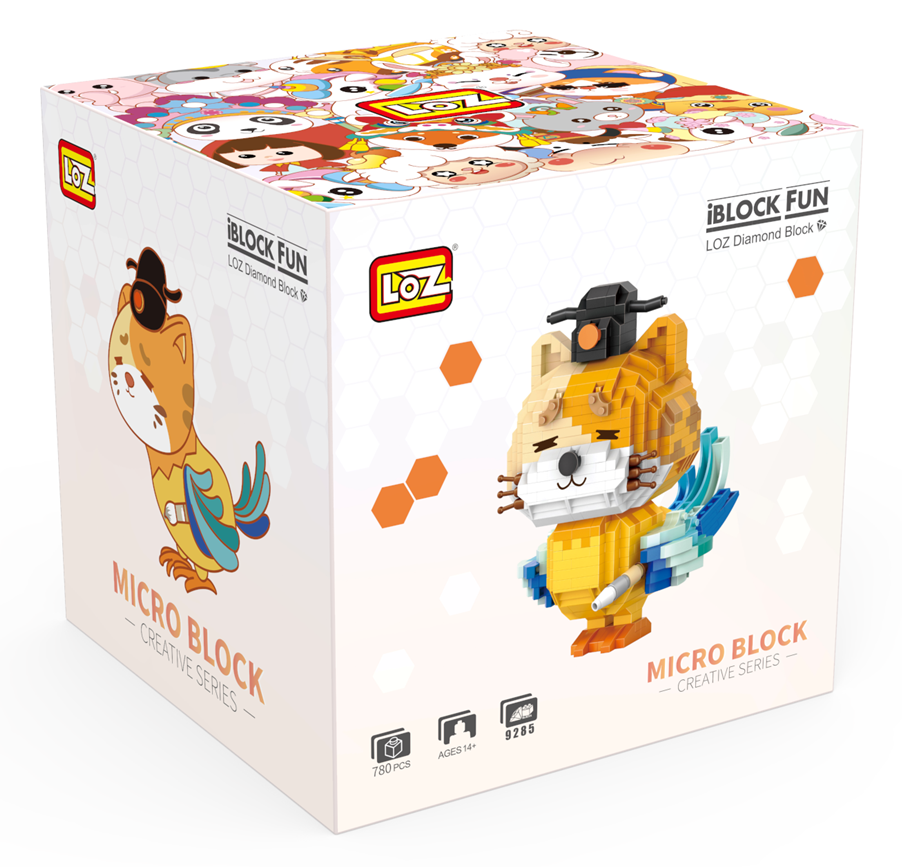 LOZ DIY educational diamond building block toys - Parrot
