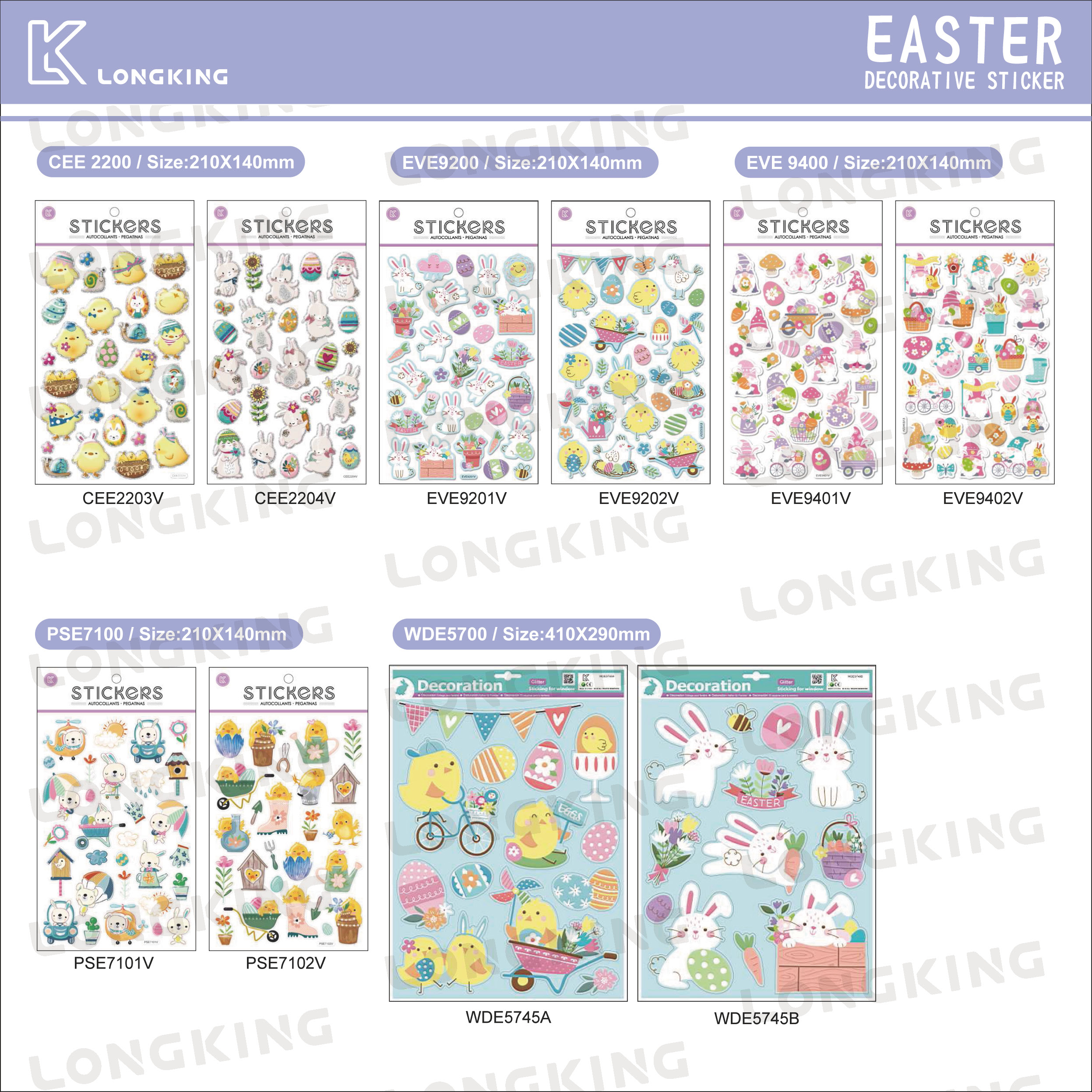 Easter Decorative Stickers