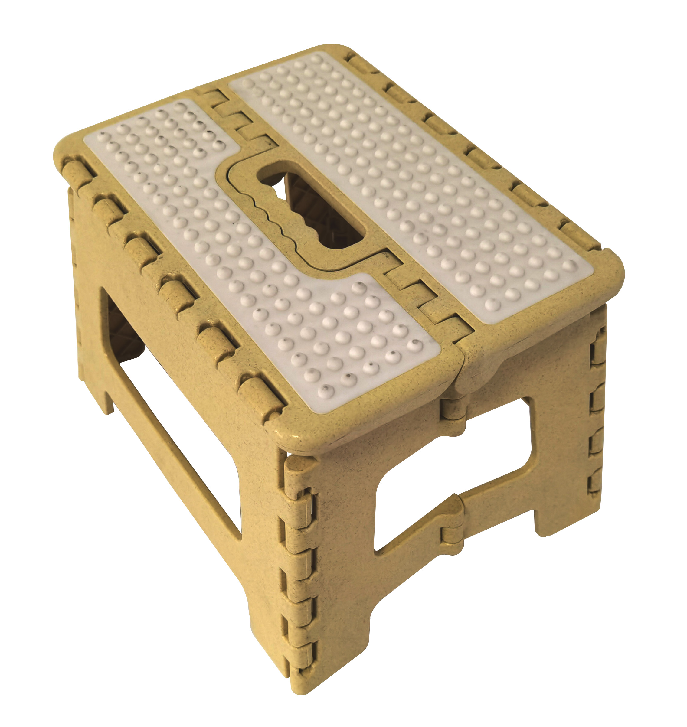 Plastic folding step stool