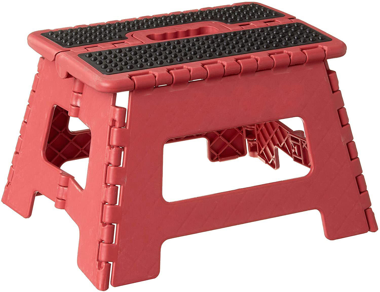 Plastic folding step stool