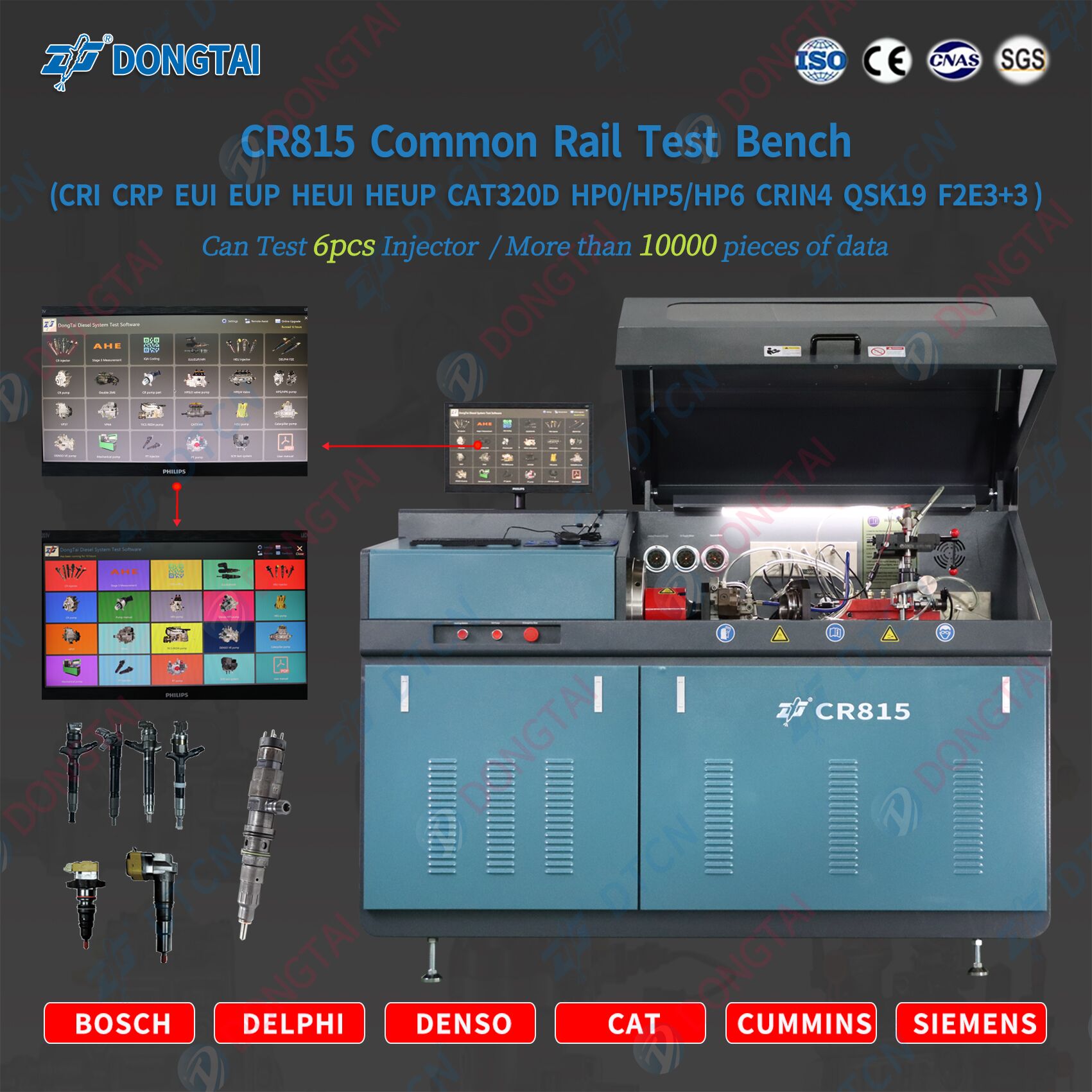 CR815 CRI CRP EUI EUP And HEUI Test Bench