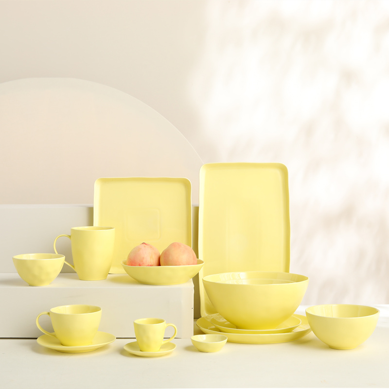 Macaron series thin embryo tableware