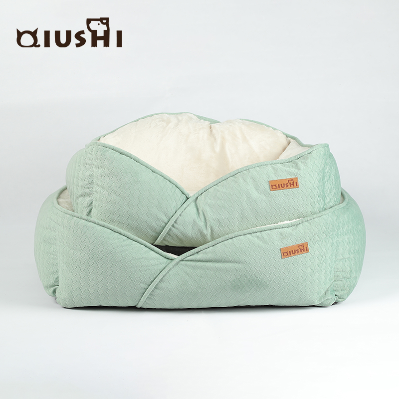 Most Popular wholesale custom luxury design super soft large pet bed