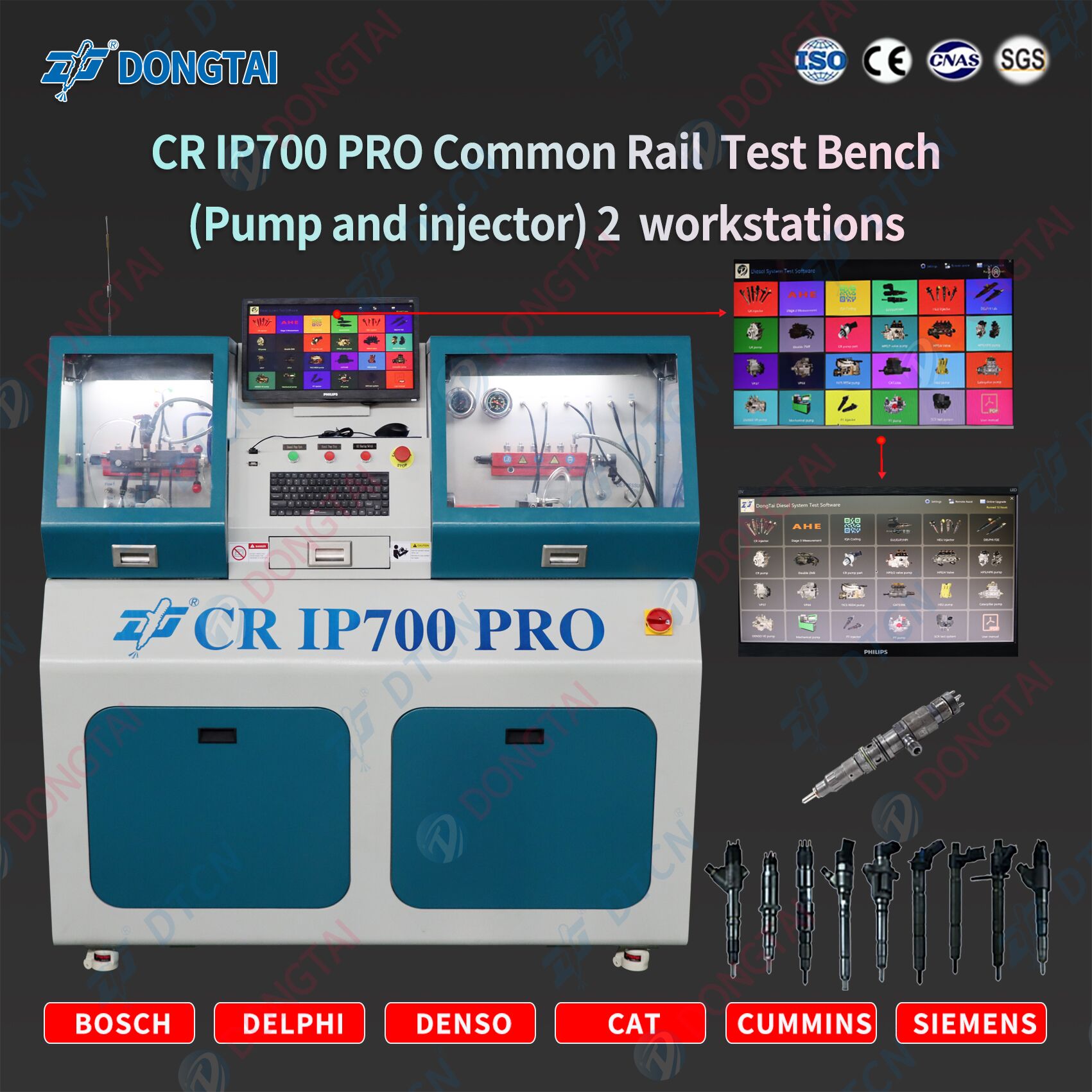 CR IP700 PRO CRI CRP EUI EUP And HEUI Test Bench