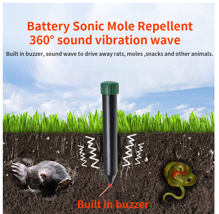 sonic mole repeller