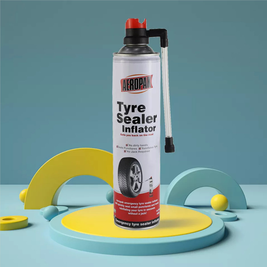 Aeropak 650ml Aerosol Anti Puncture Liquid Tyre Sealant Spray