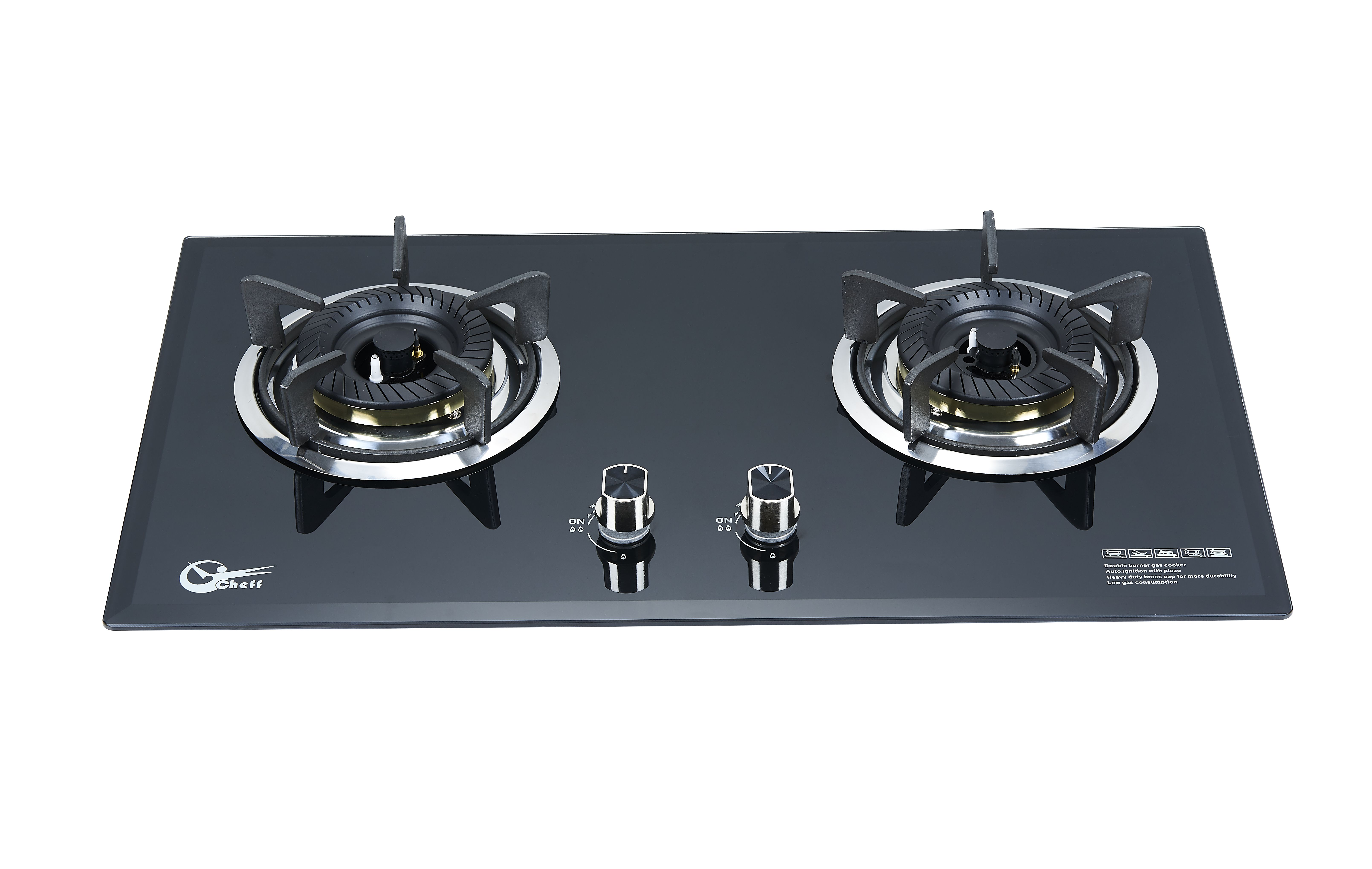 Built in 2 burner gas stove