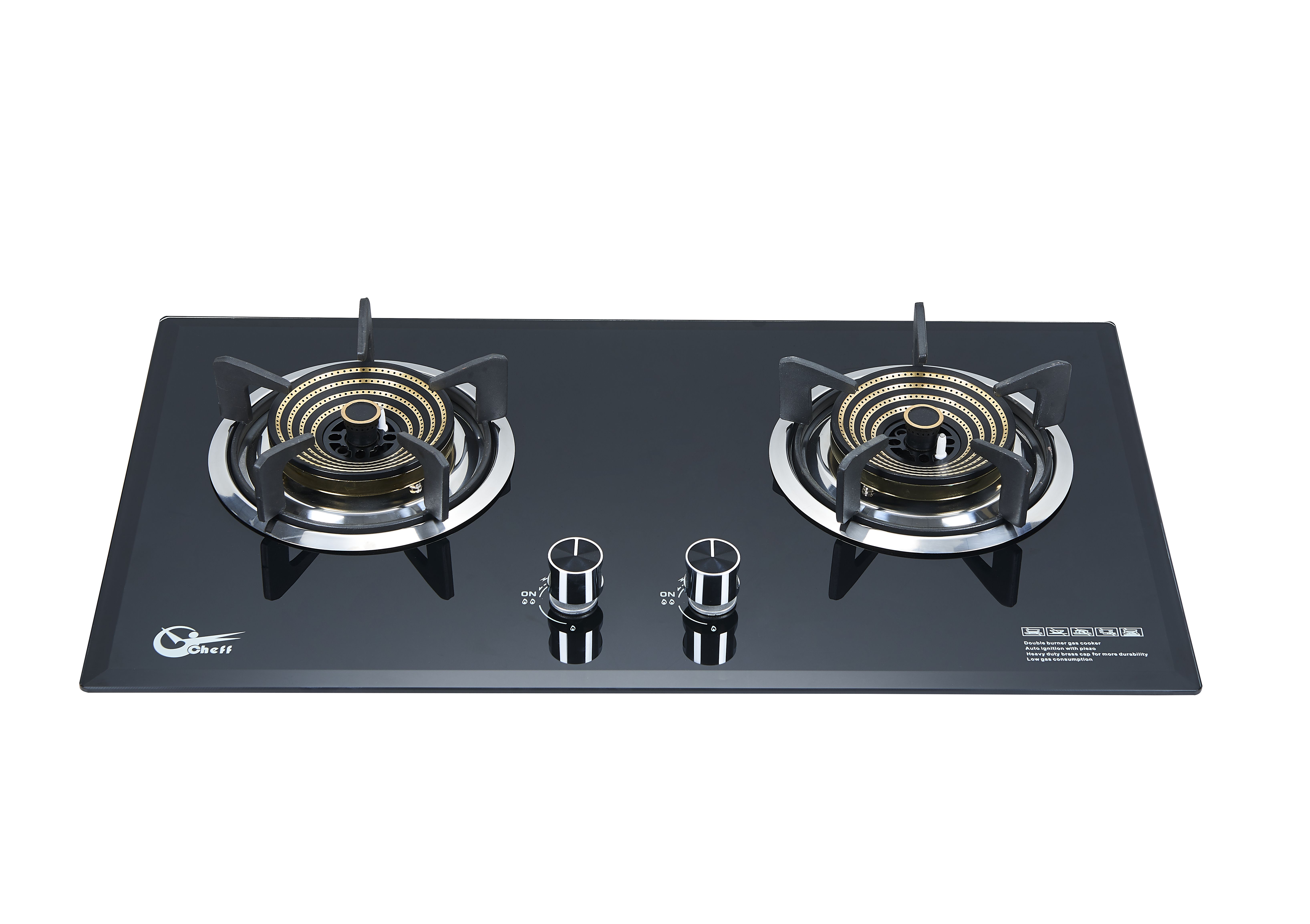 Built in 2 burner gas stove
