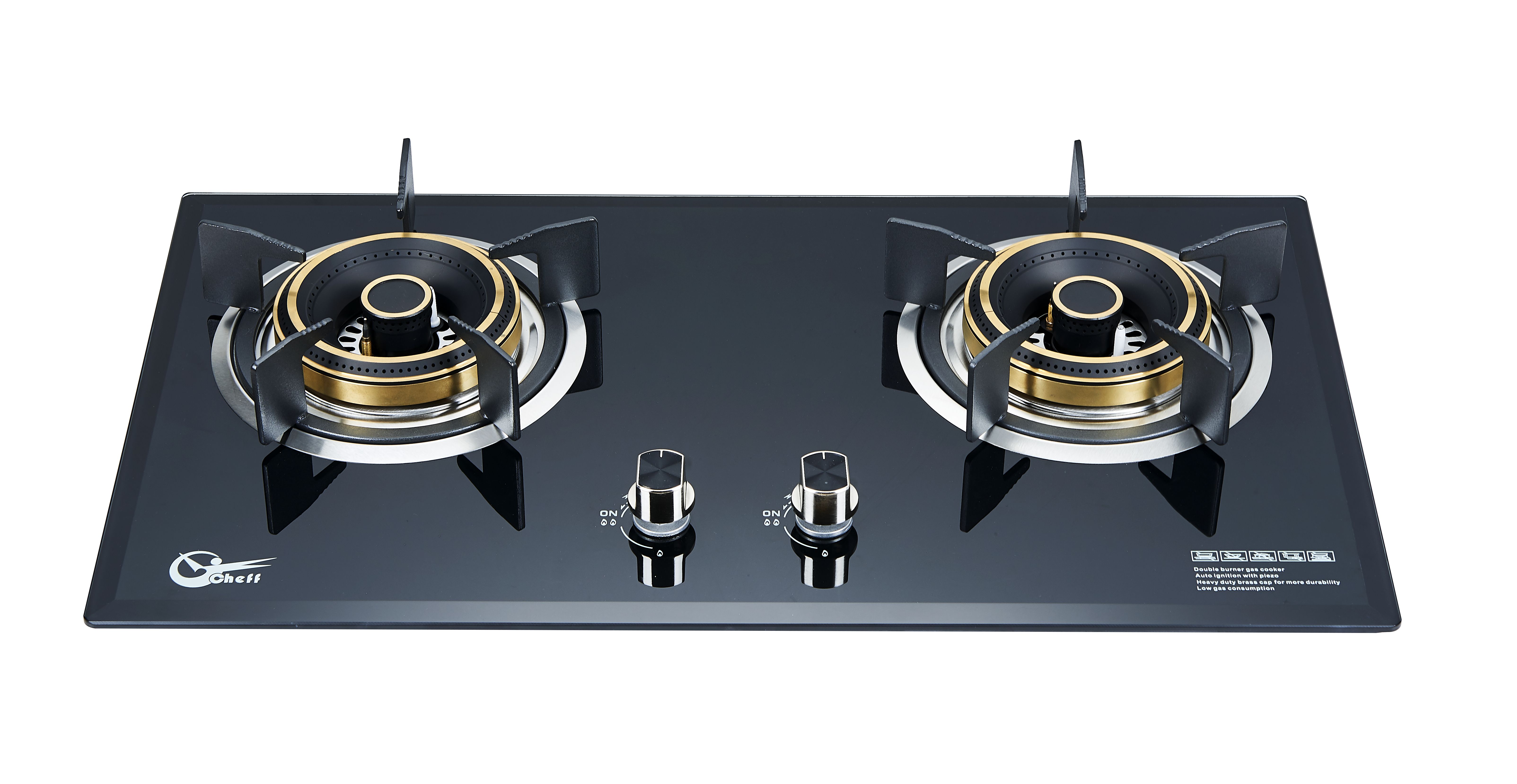 Built in 2 burner gas stove