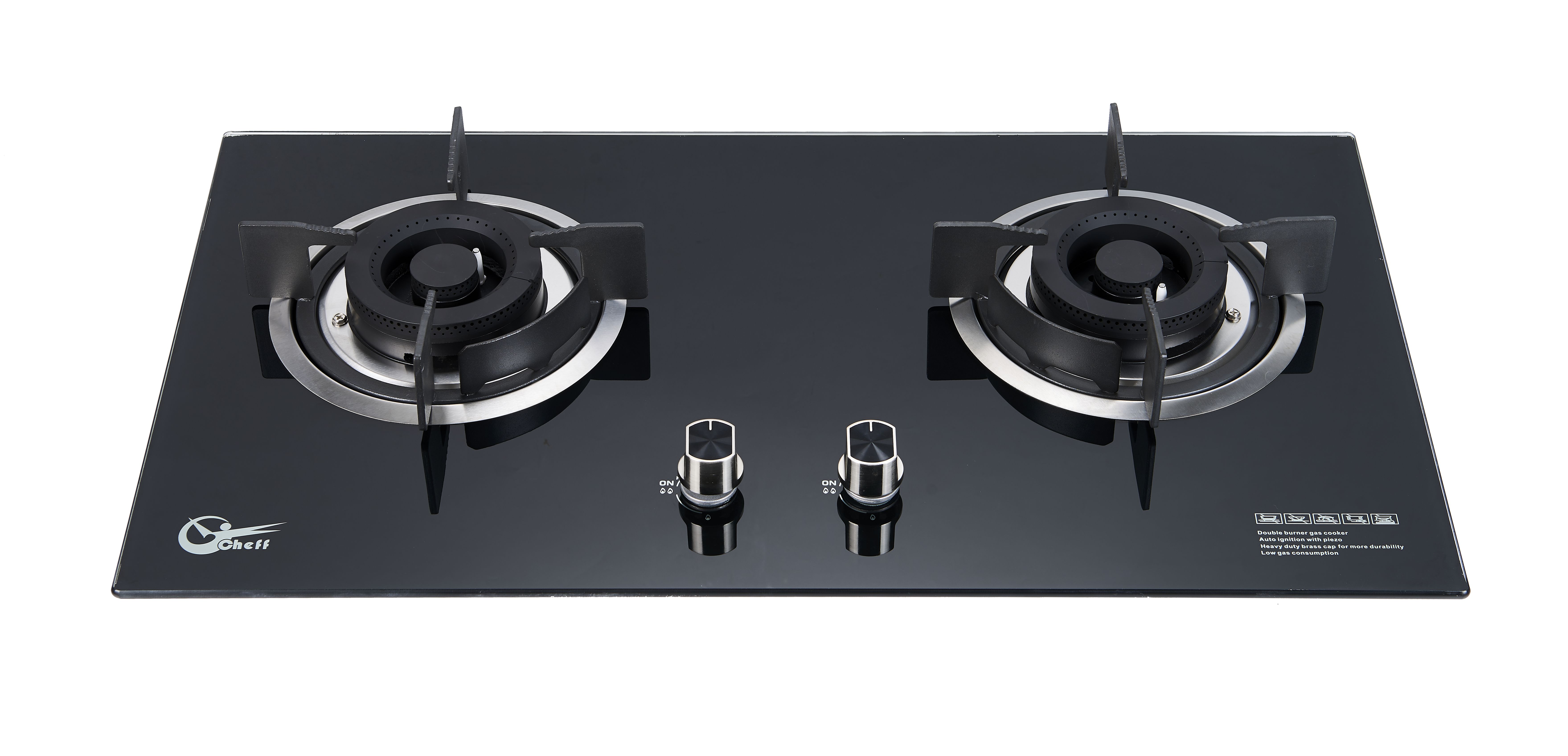 Built in 2 burner gas stove