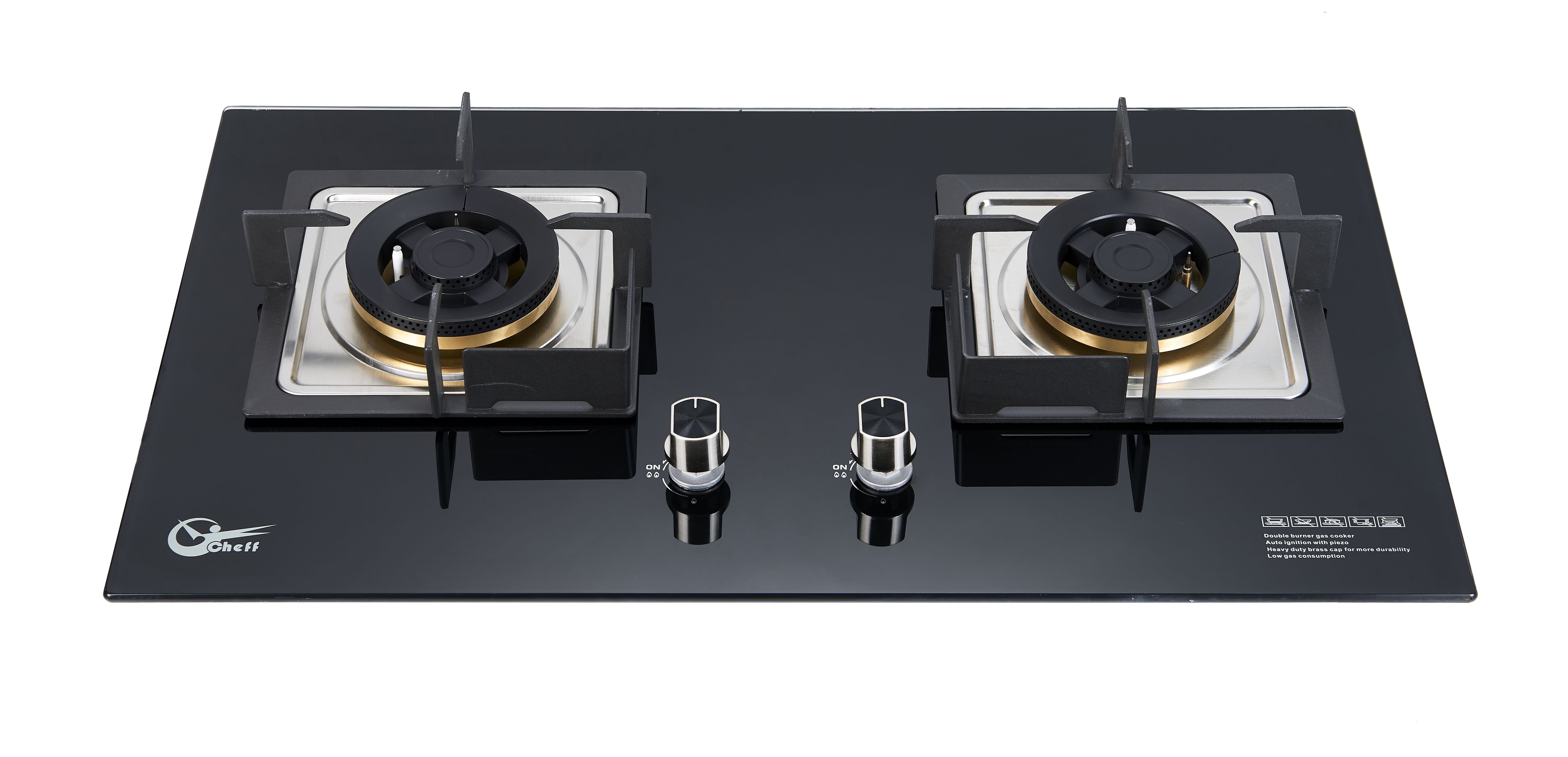Built in 2 burner gas stove