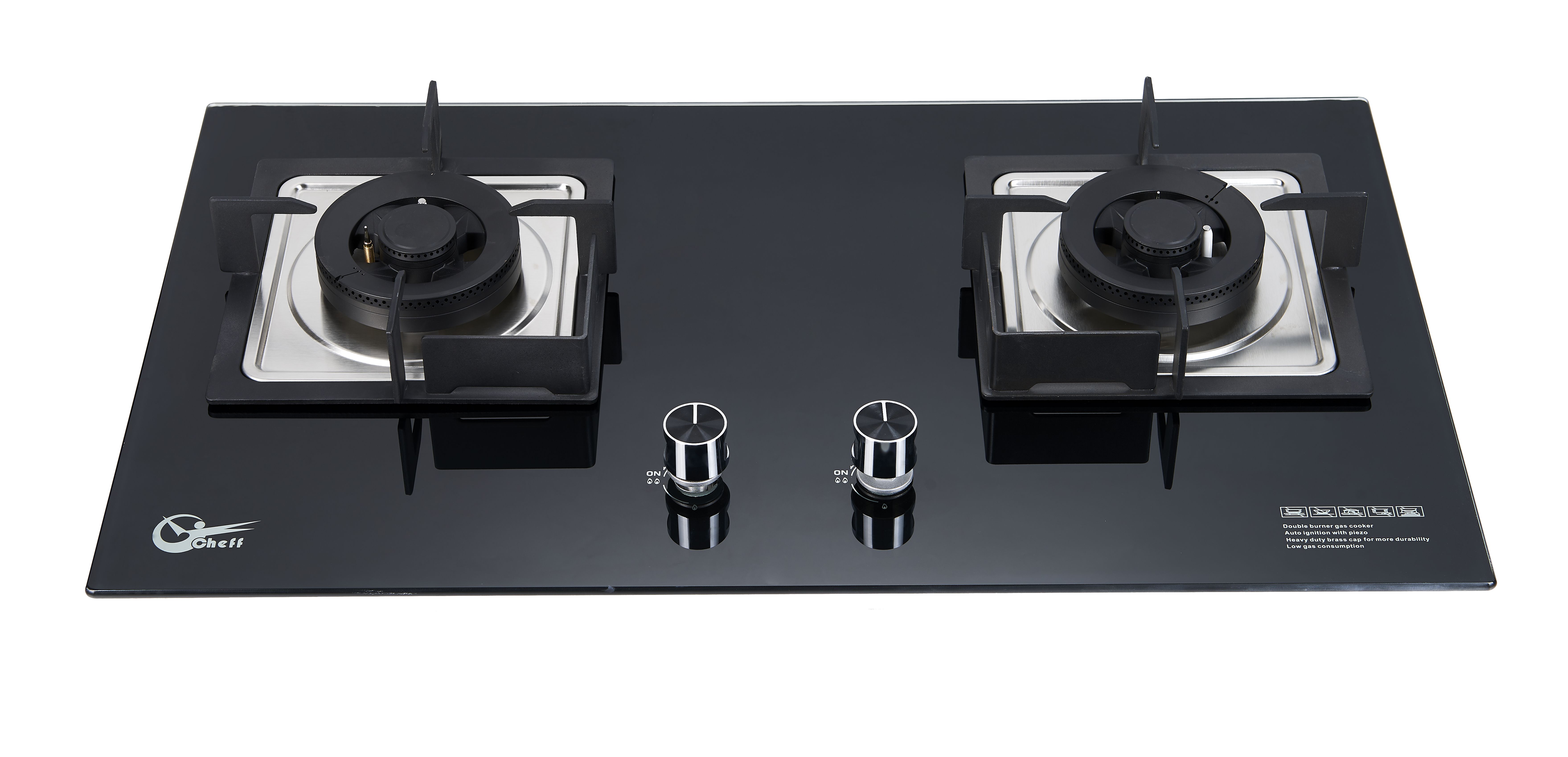 Built in 2 burner gas stove