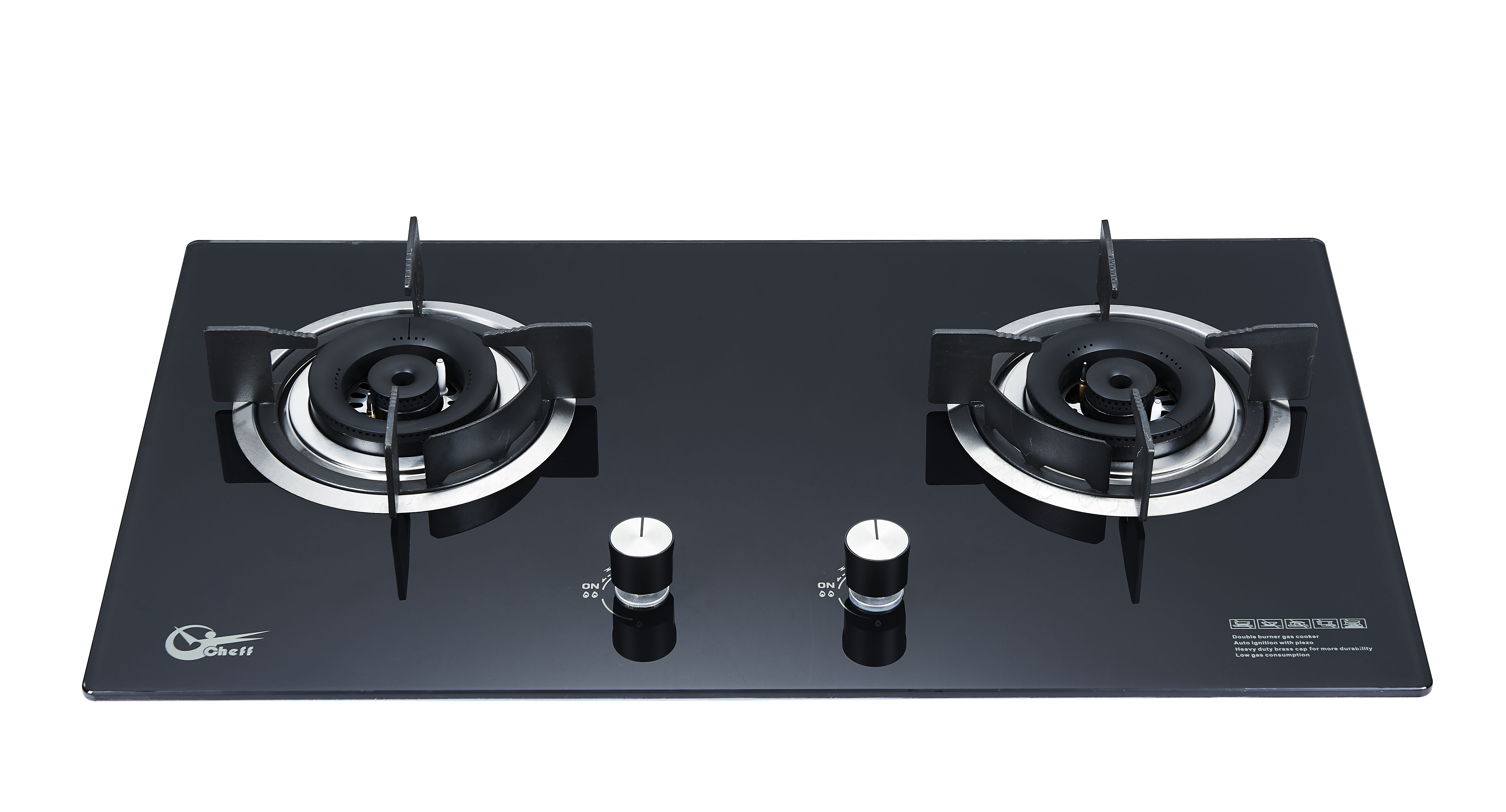 Built in 2 burner gas stove